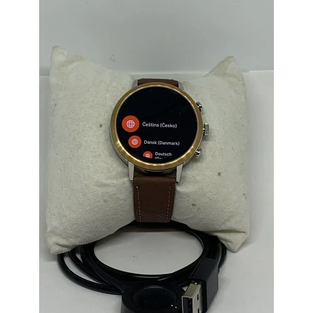 Fossil Gen 4 Authentic Digital Dial Smart Watch W/ Custom Band FTW6016 RZ128